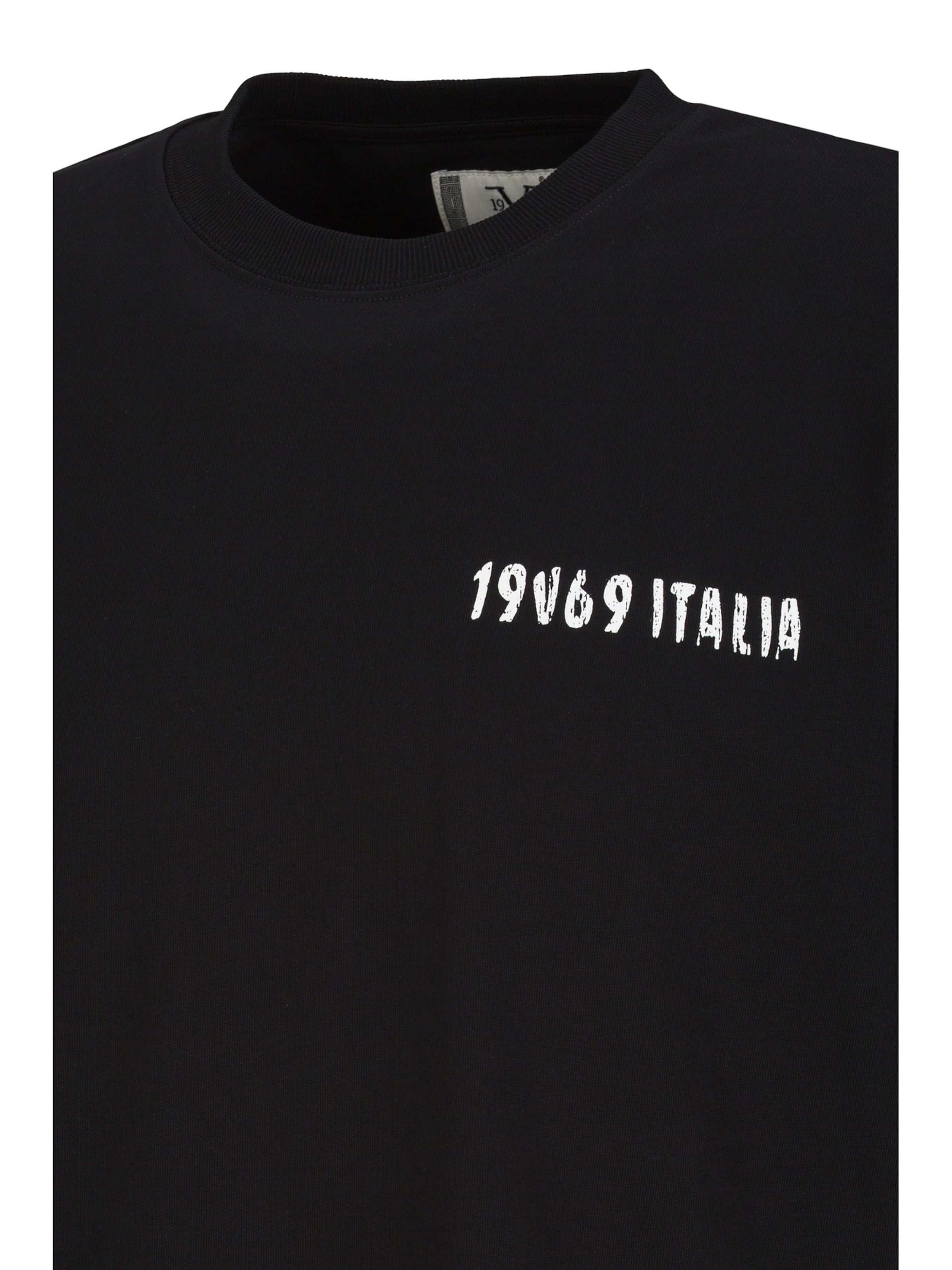 19V69 ITALIA Shirt ' Tamaro Wintersports ' in Black