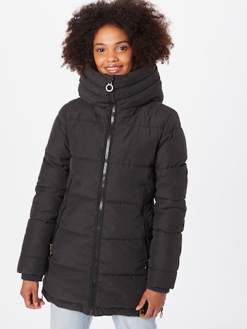 Fli Papigu Winter Jacket 'Get the Stones' in Black: front