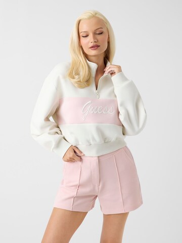 GUESS Sweatshirt in Weiß: Vorderseite