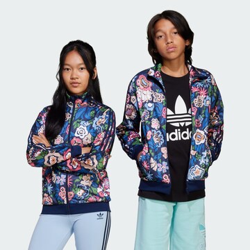 Veste de survêtement 'Adidas Originals x Liberty London Firebird' ADIDAS ORIGINALS en bleu : devant