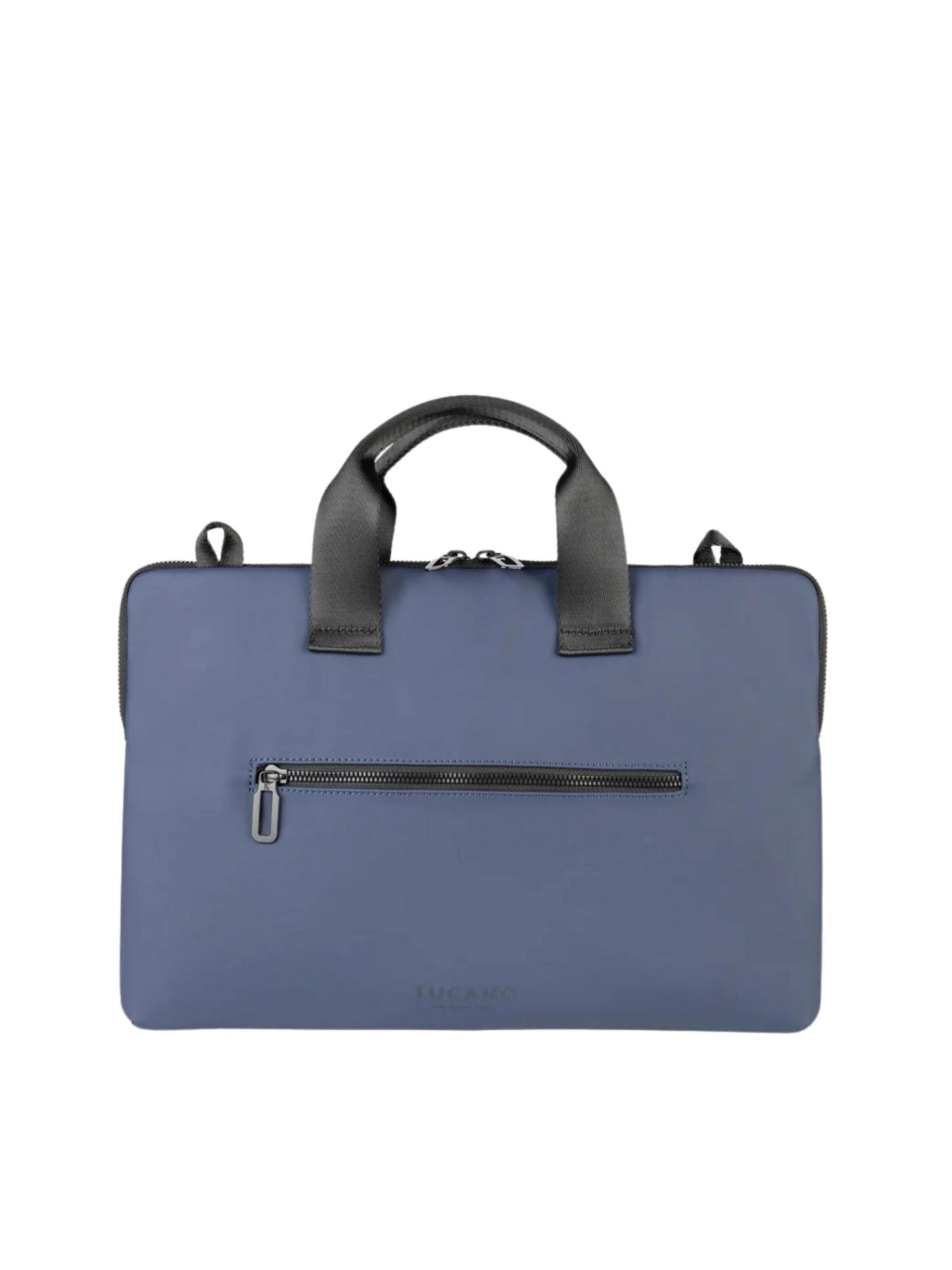 TUCANO Datorväska 'GOMMO BORSA SUPERSLIM' i blå: framsida