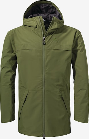 Veste outdoor ' Urban Parka Style Bohorok MNS ' Schöffel en vert : devant