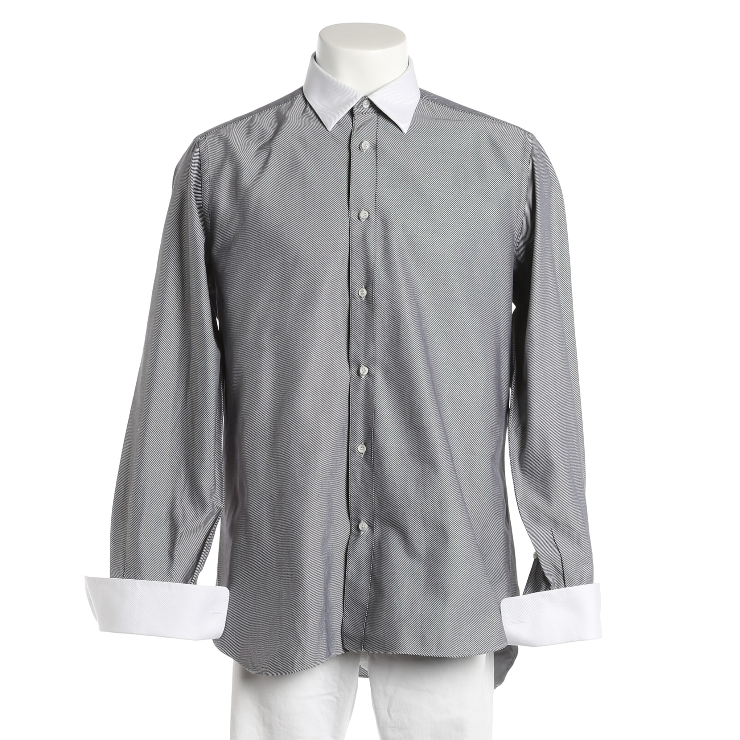 Brioni Freizeithemd / Shirt / Polohemd langarm L in Mischfarben: Vorderseite