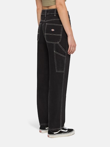 DICKIES Loosefit Džíny – modrá