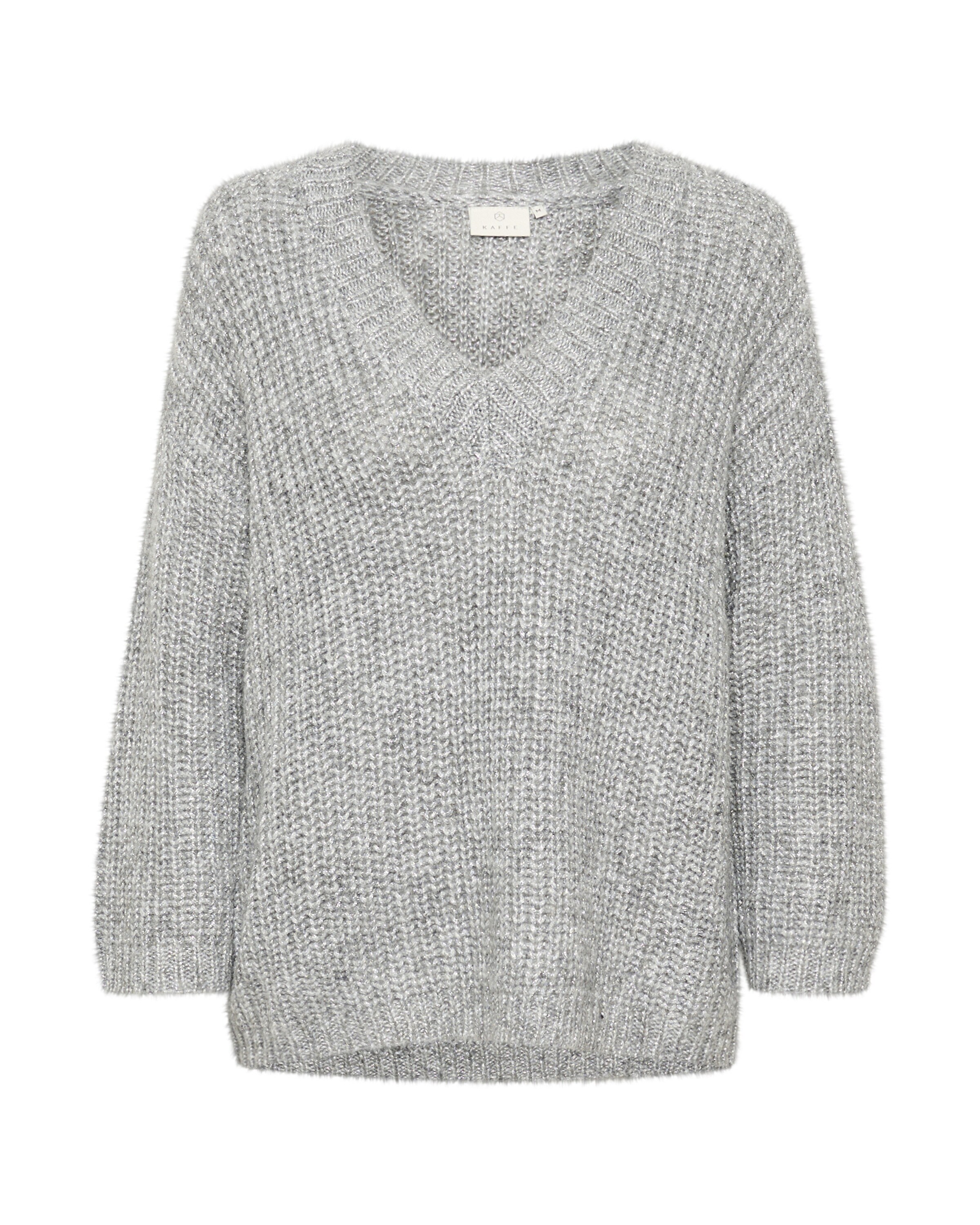 Kaffe Trui in Grijs: voorkant