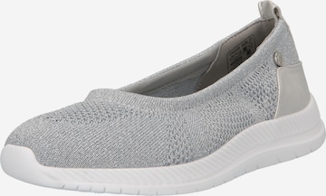 Xti Slip-Ons in Silver: front