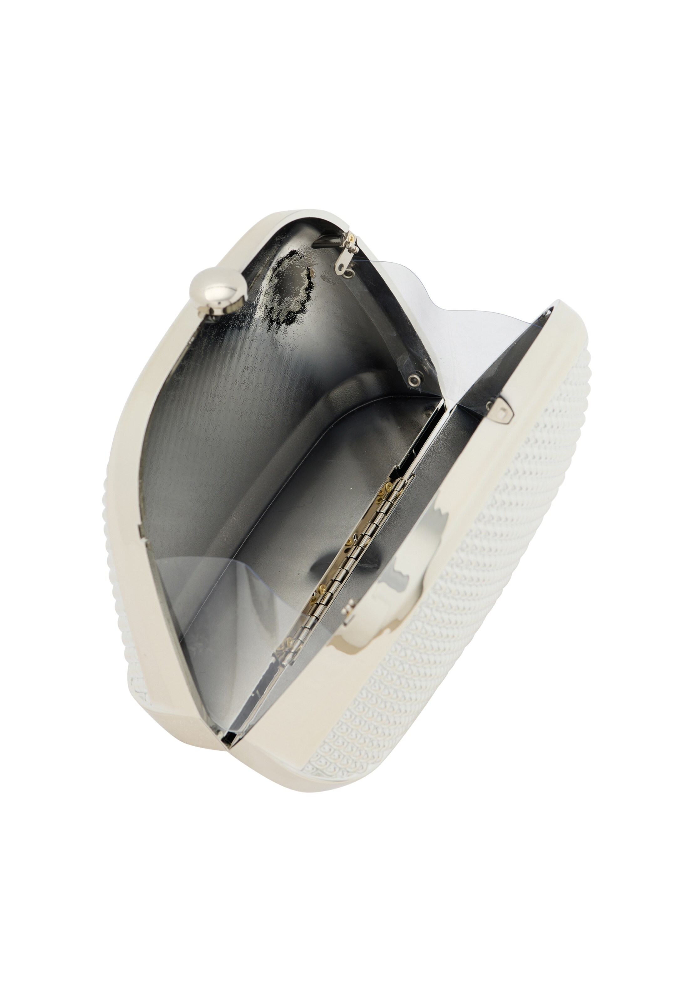 KRZY Clutch in Silver