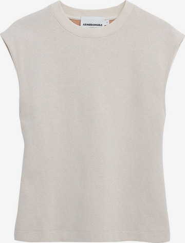 ARMEDANGELS Top 'Un-Wasted' in Beige: front
