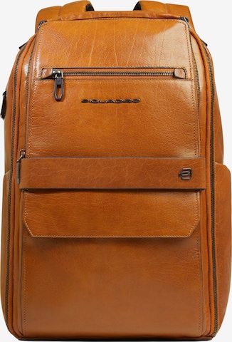 Piquadro Rugzak in Beige: voorkant