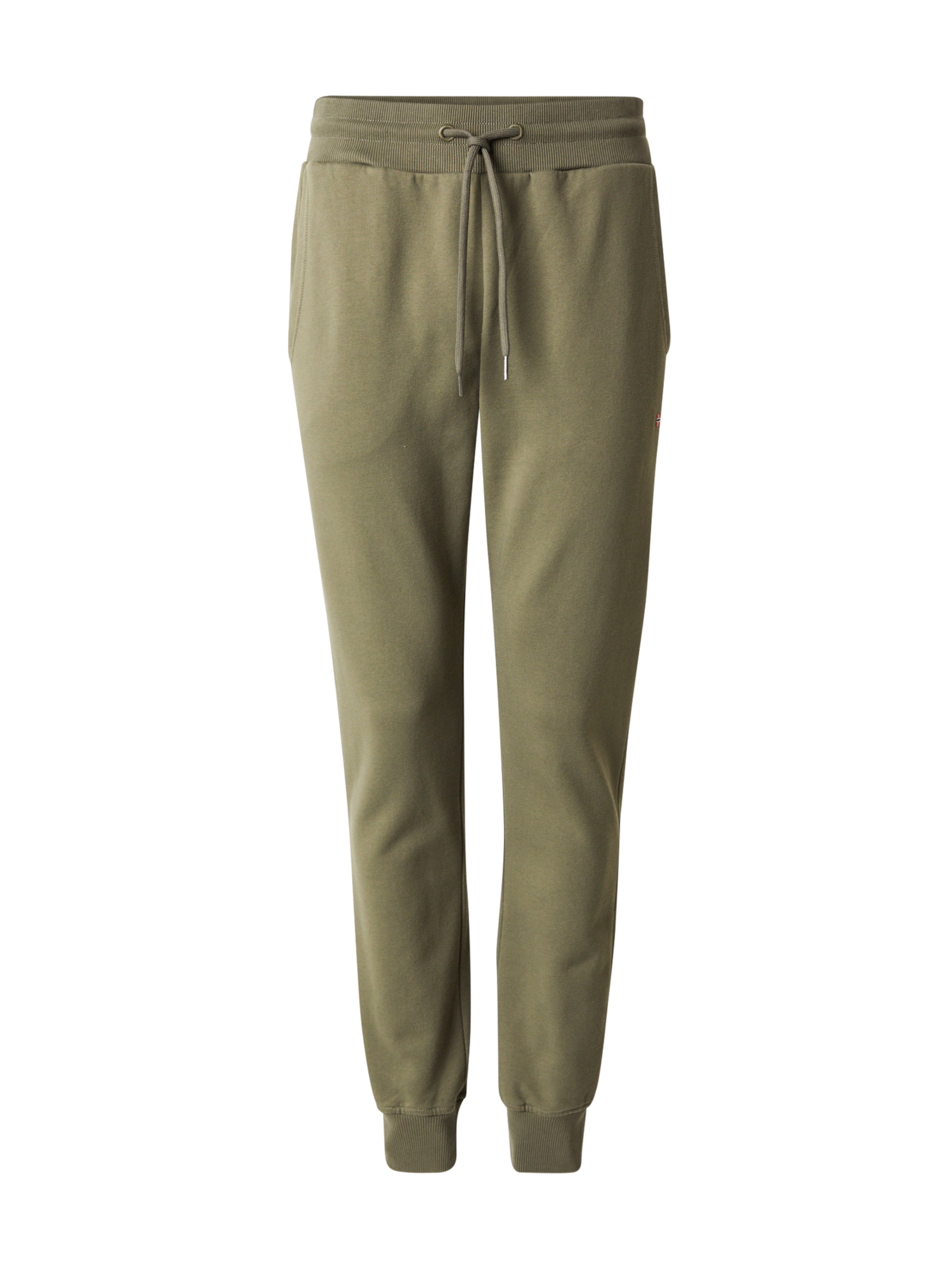 NAPAPIJRI Конический (Tapered) Штаны 'Malis' в Зеленый: спереди