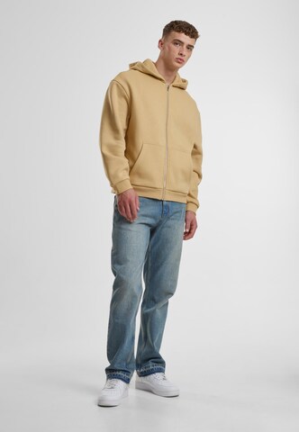 Urban Classics Sweat jacket in Beige