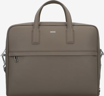 Porte-documents 'Zair' BOSS en gris : devant