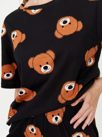 Trendyol Pyjama in Schwarz