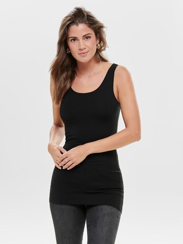 ONLY Top in Schwarz: Vorderseite