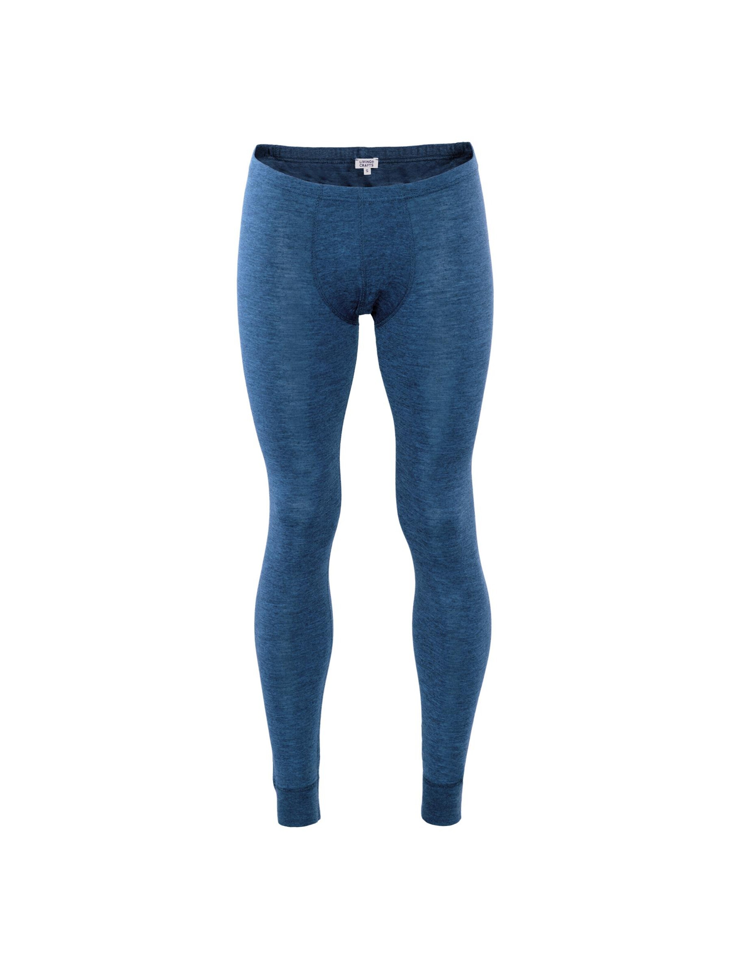 Living Crafts Long Johns 'LINUS' in Blue: front