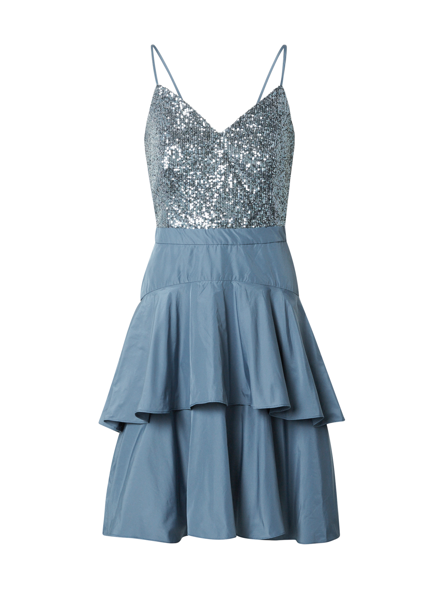 Odzież Plus size SWING Sukienka w kolorze Błękitnym 