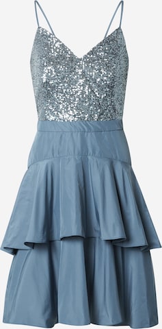 Robe SWING en bleu : devant