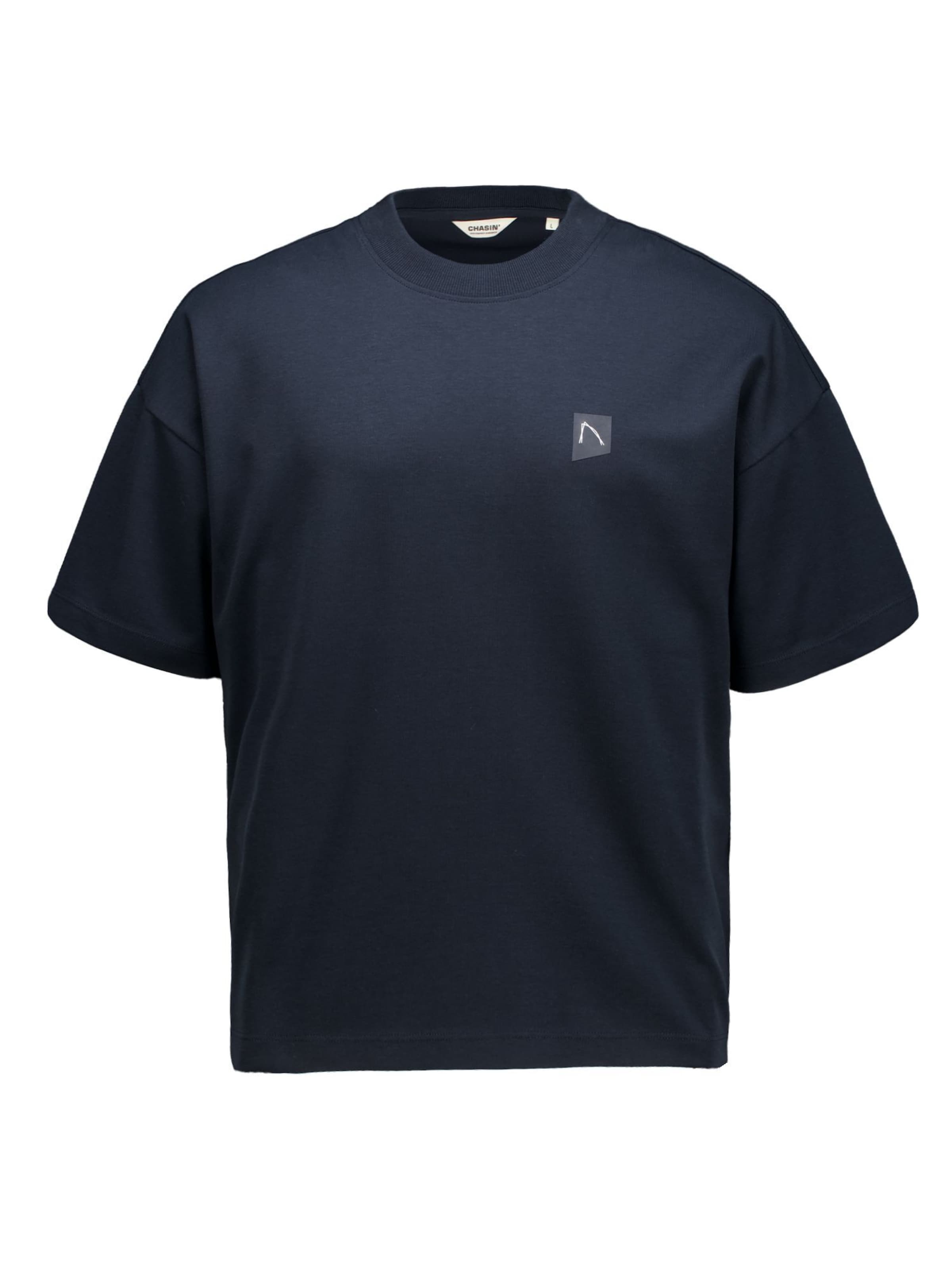 T-Shirt CHASIN' en bleu : devant