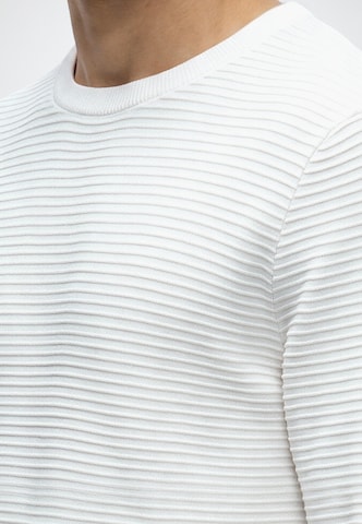 JACK & JONES Pulóver 'JJEBRODY' - fehér