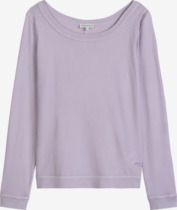 T-shirt Marc O'Polo en violet : devant