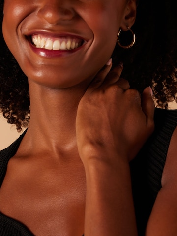 Lucardi Earrings 'Klassisch' in Gold