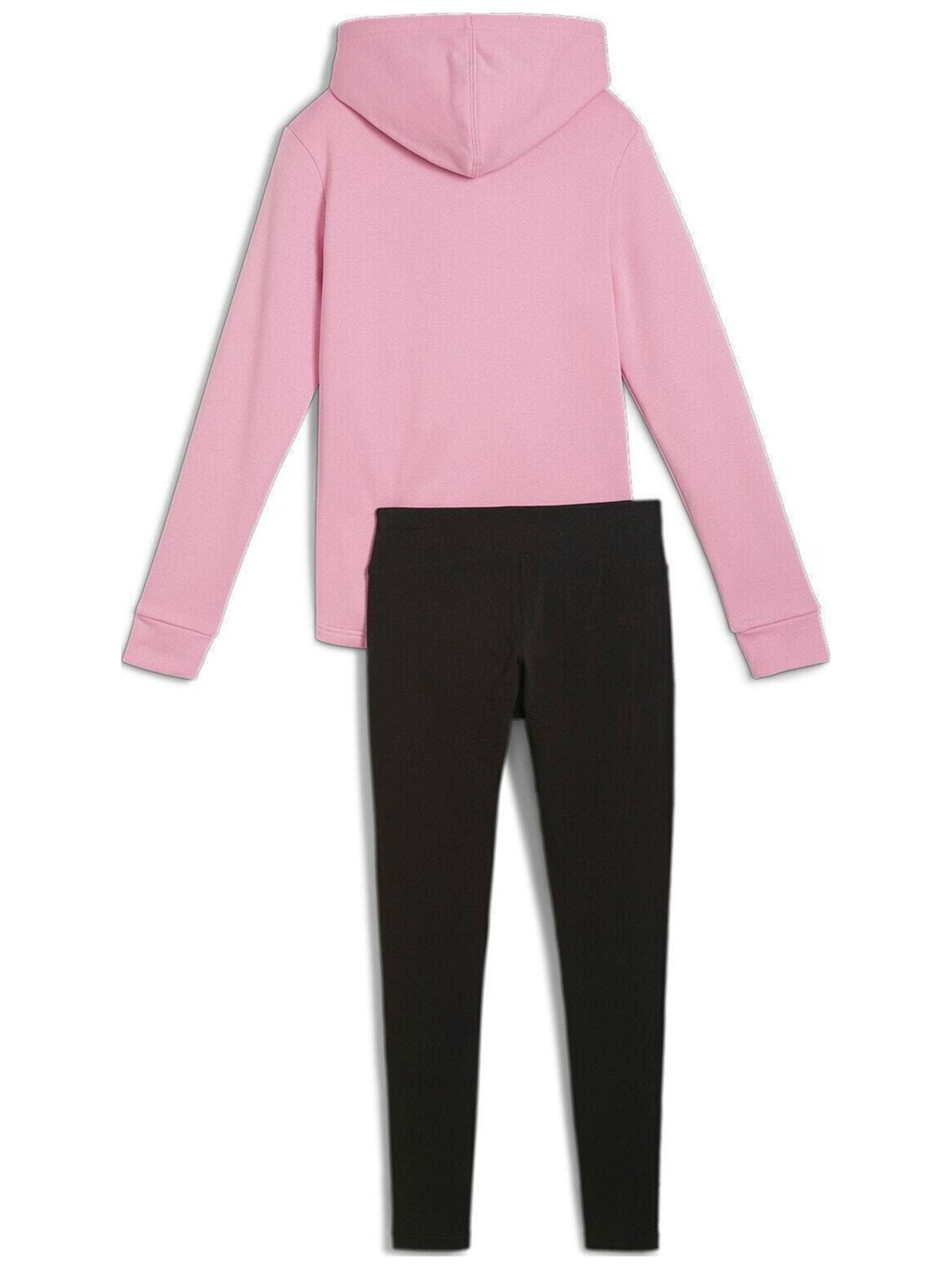 PUMA - Sudadera con cremallera 'Puma Metallic Tracksuit Fl' en rosa