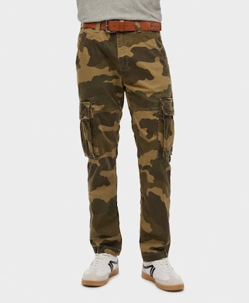 Pantalon cargo Superdry en vert : devant