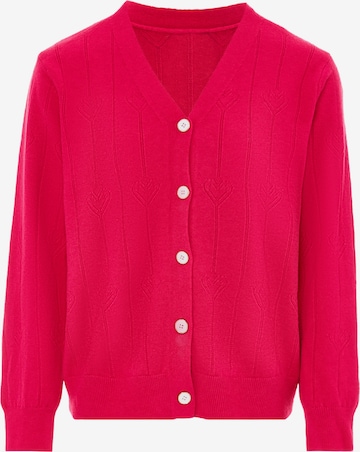 Cardigan SANIKA en rose : devant