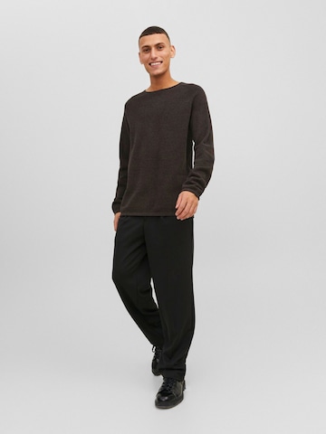 Regular fit Pullover 'Hill' di JACK & JONES in marrone