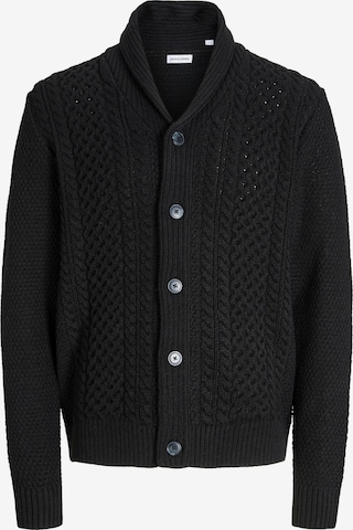 JACK & JONES - Casaco de malha 'PAUL' em preto: frente