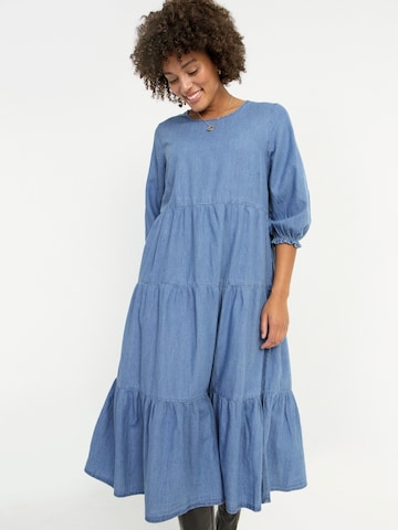 Cellbes of Sweden Jurk in Blauw: voorkant