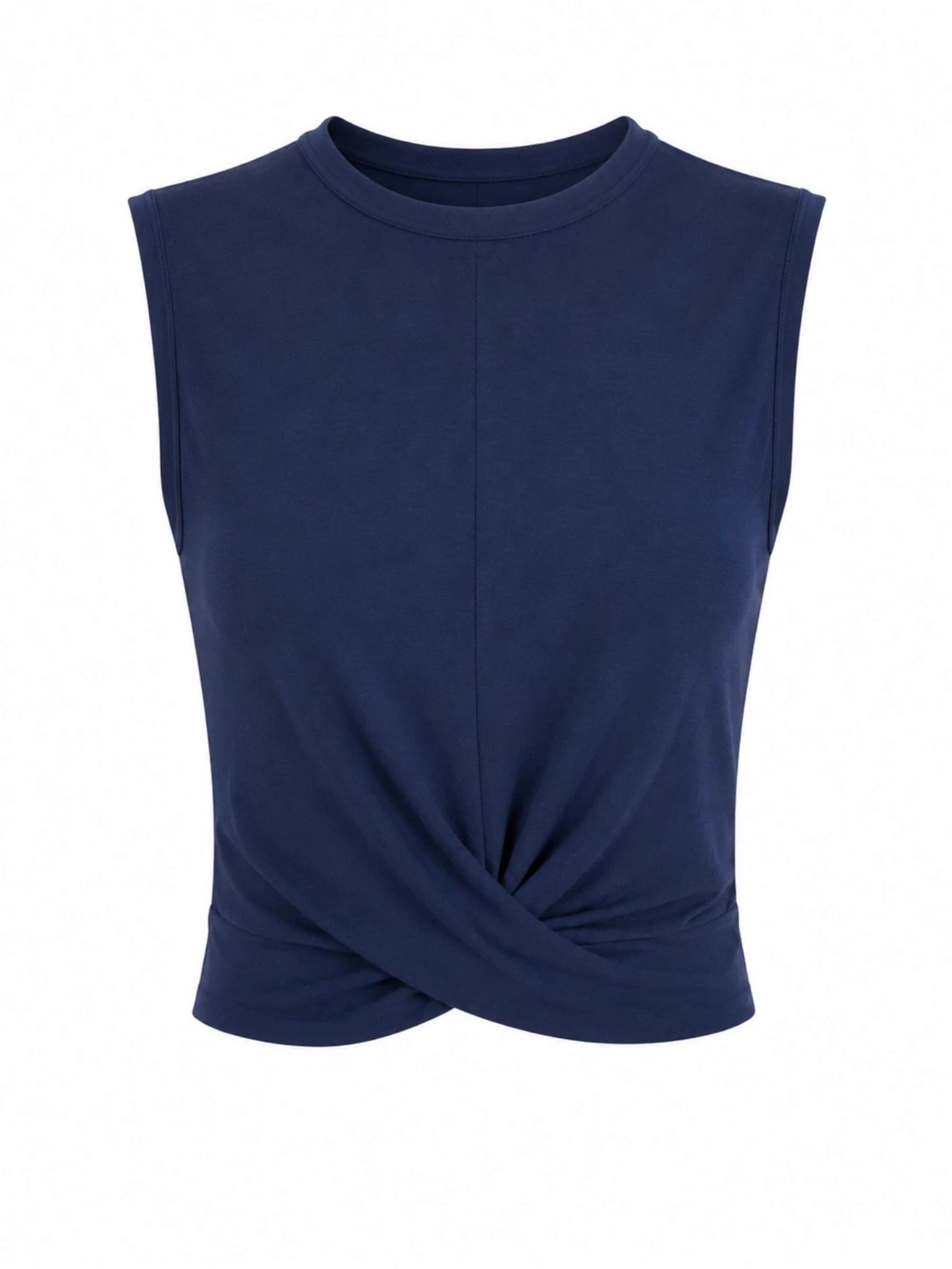 True North Top 'Damen Twist Tanktop' in Blue: front