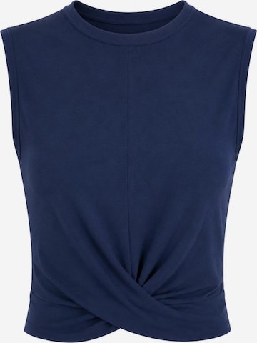 True North Top 'Damen Twist Tanktop aus Bio-Baumwolle' in Blue: front