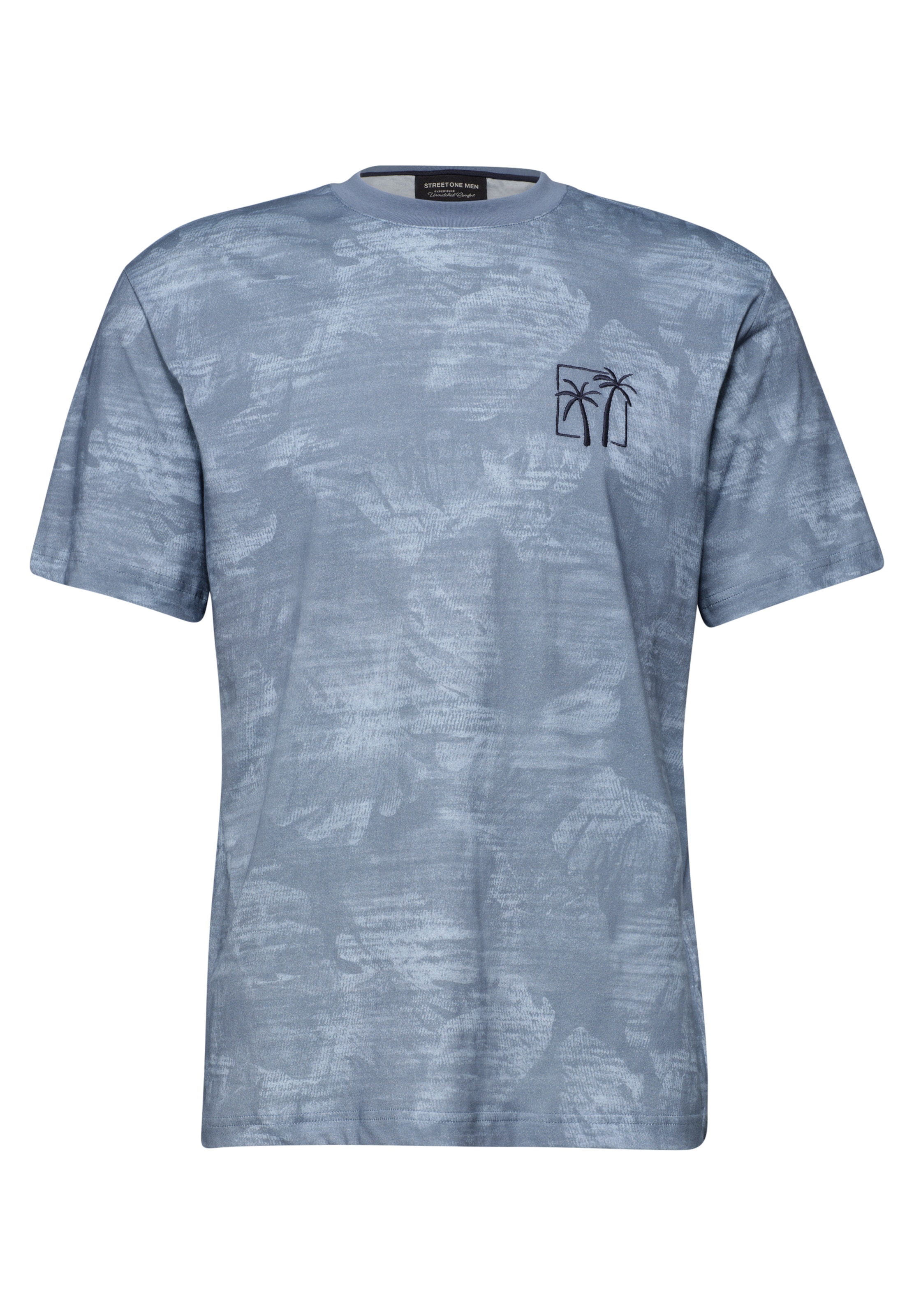 Street One MEN Shirt in Blue: front