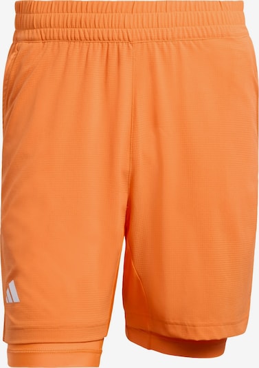 ADIDAS PERFORMANCE Calças de desporto em XS/regular em laranja / branco, Vista do artigo