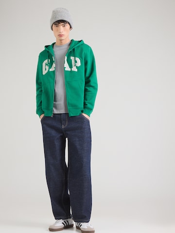 GAP Sweat jacket 'HERITAGE' in Green