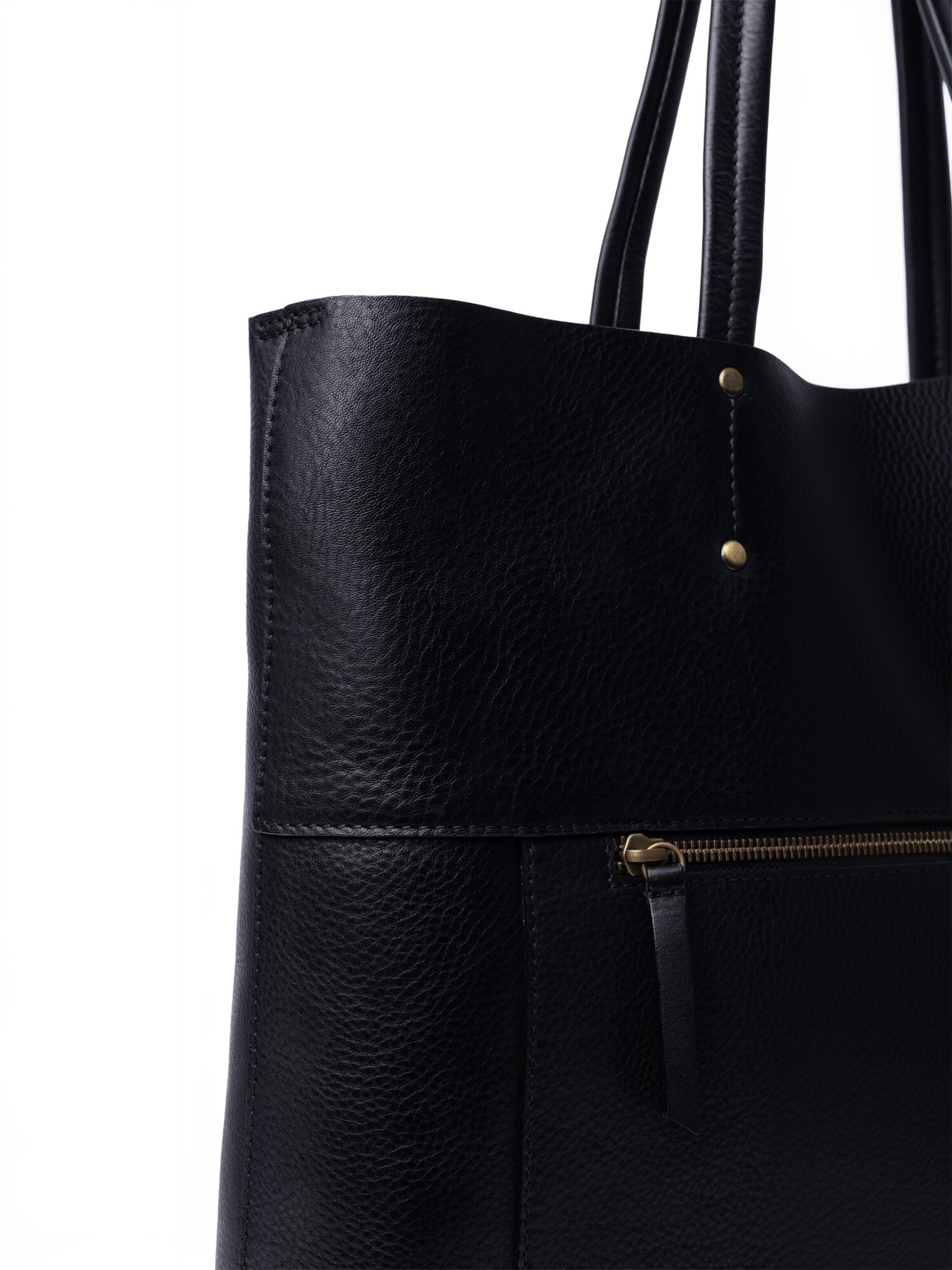 Cabas ' Sofie ' RE:DESIGNED en noir : devant