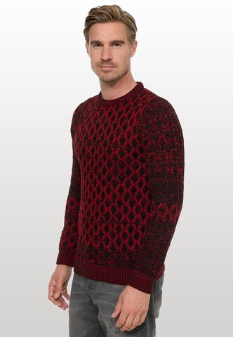 Rusty Neal Pullover in Rot: Vorderseite