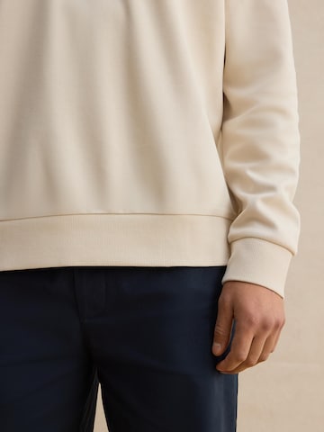 DAN FOX APPAREL Collegepaita 'Bruno' värissä valkoinen