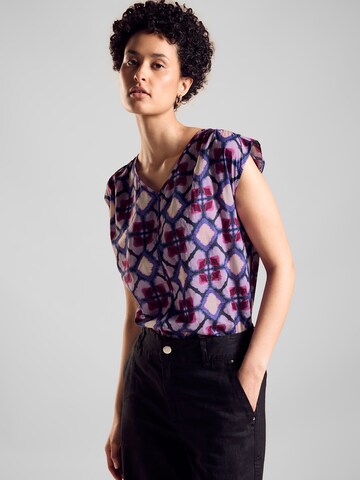 STREET ONE - Blusa em roxo: frente