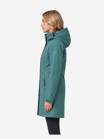 deproc Winterjas 'Outdoorparka LAVAL LONG Damen Outdoorjacke, Regenjacke' in Groen