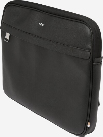 BOSS Black Laptoptaske 'Zair' i sort / hvid, Produktvisning