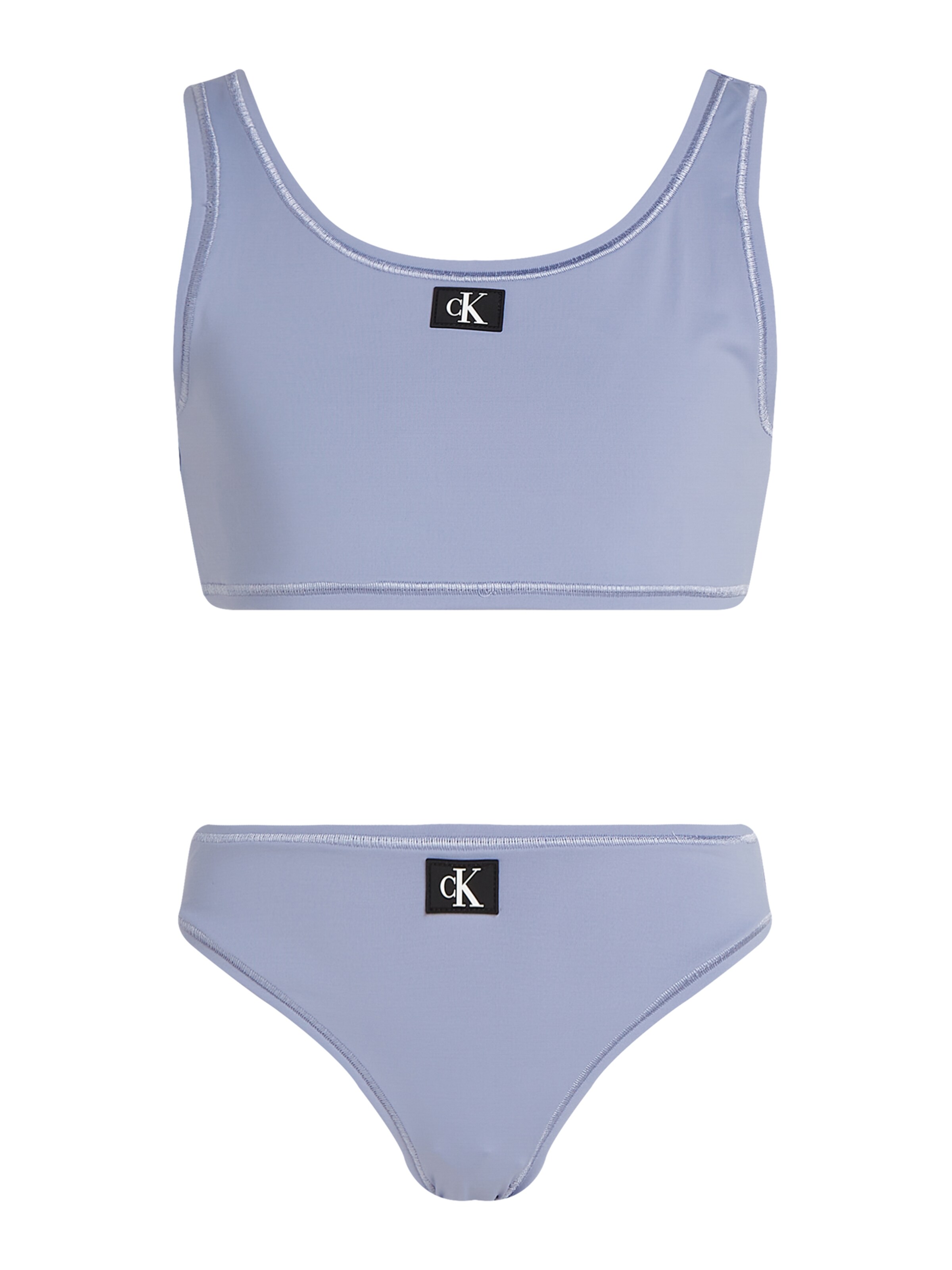 Calvin Klein Swimwear Бикини в Лиловый: спереди