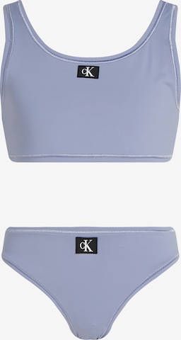 Calvin Klein Swimwear Bikini in Purple: front