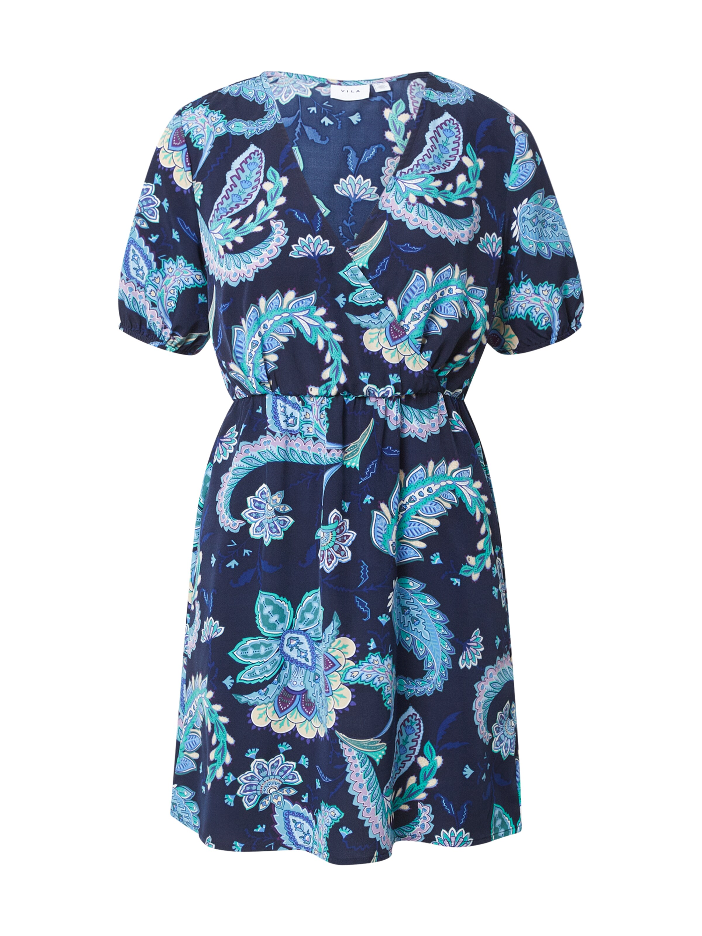 Rochie de la VILA pe albastru: față