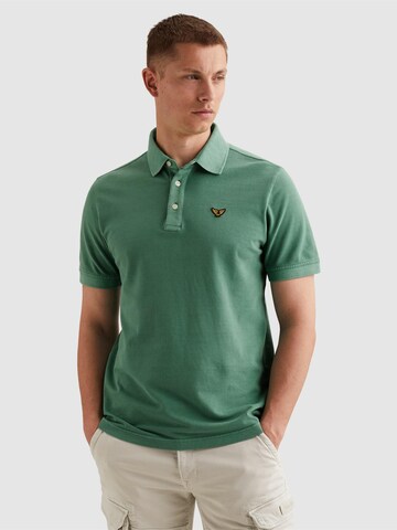 T-Shirt 'Polo shirt with garment-dye wash and tailwing logo' PME Legend en noir