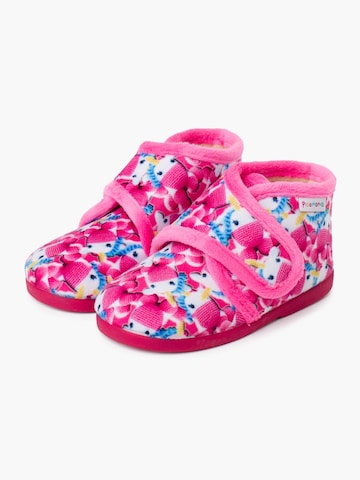 Pisamonas - Pantufa em rosa