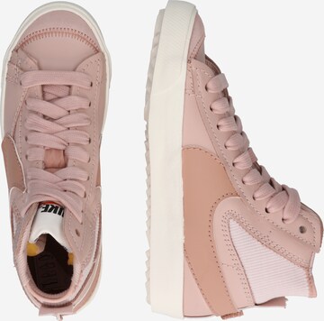 Nike Sportswear High-Top Sneakers 'BLAZER MID 77 JUMBO' in Pink