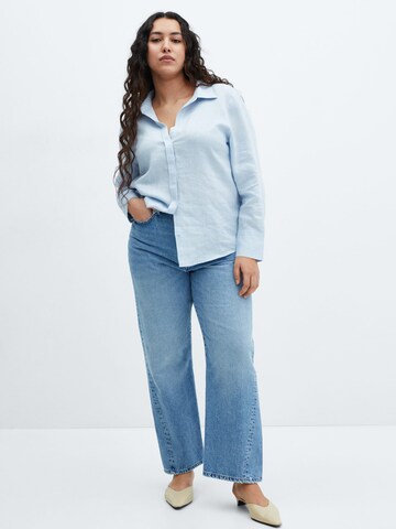 MANGO Blouse 'Samara' in Blauw