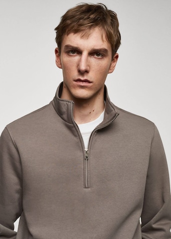 MANGO MAN Sweatshirt 'Winny' in Grau